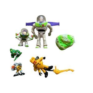 Disney Buzz Lightyear & Fisher Price Matchbox vintage Figure Space lot (6)